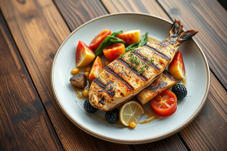 Klassiske Nantucket-inspirerte grillede fiskestykker