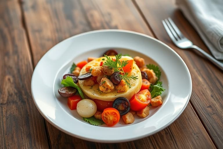 Potetsalat med blåmuggost