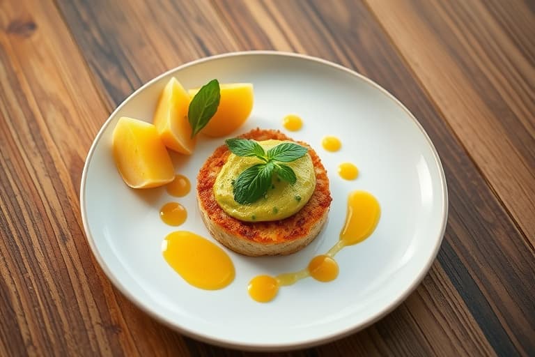 Grillet avokado med jordbær- og mangosalsa