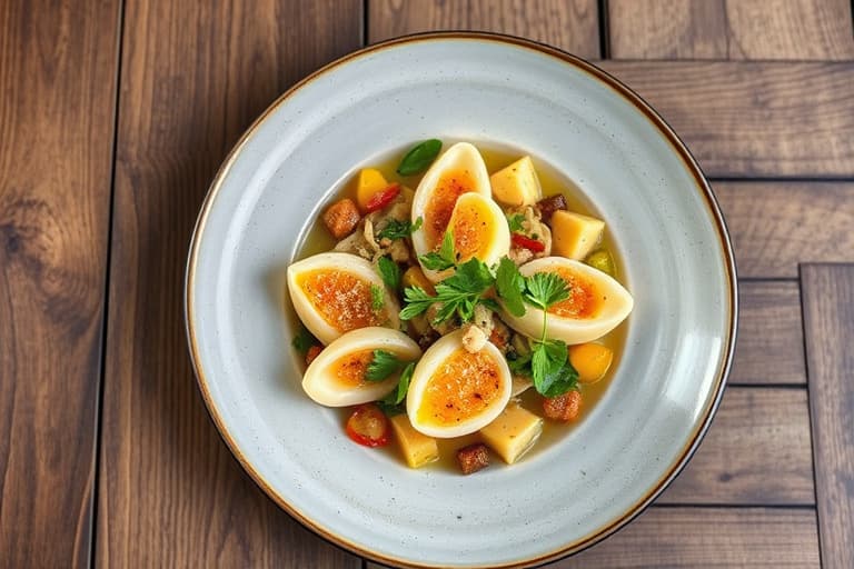 Grønnsaksspyd med safransmør