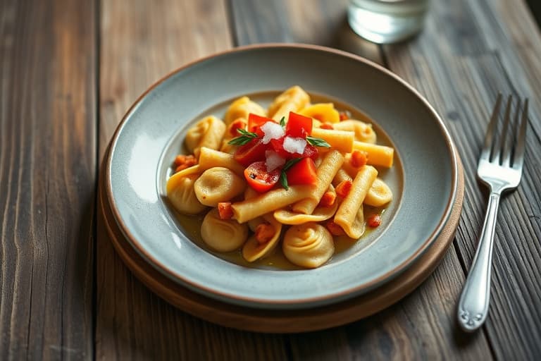 Cannellini-bønner og røde paprika med salvie