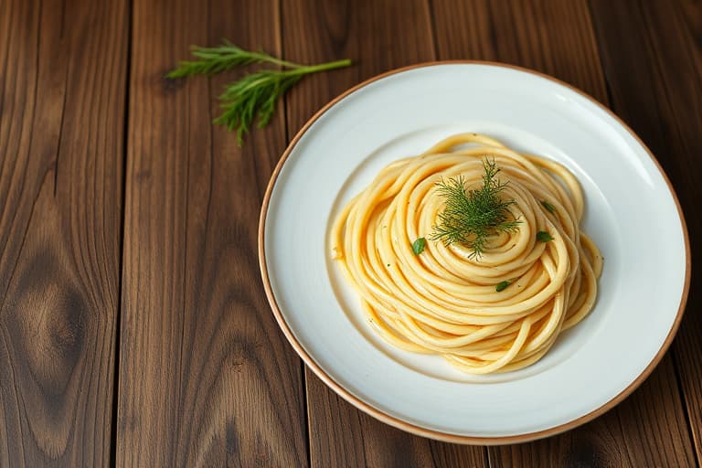 Laksefettuccine med dill