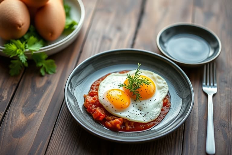 Kremete eggerøre med pepperrot