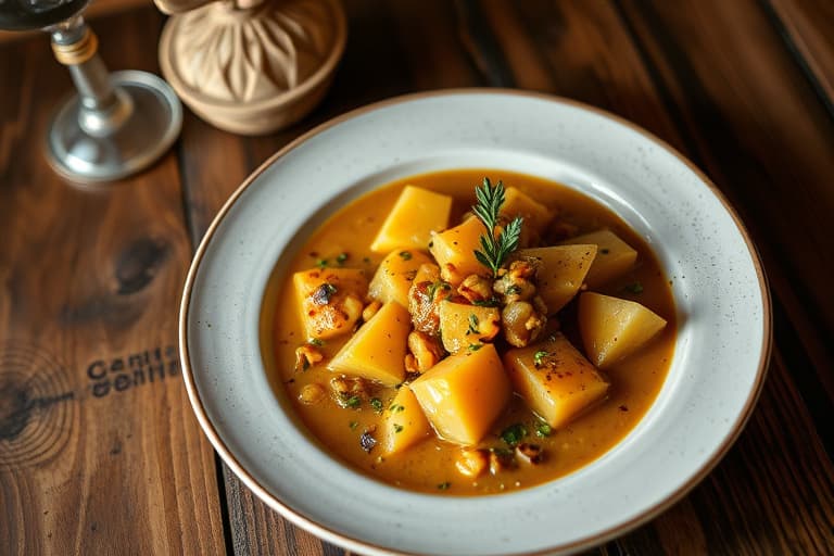 Rutabagapuré med kardemomme og timian