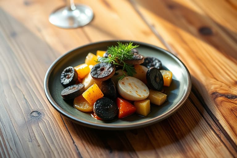 Marinerte små grønnsaker