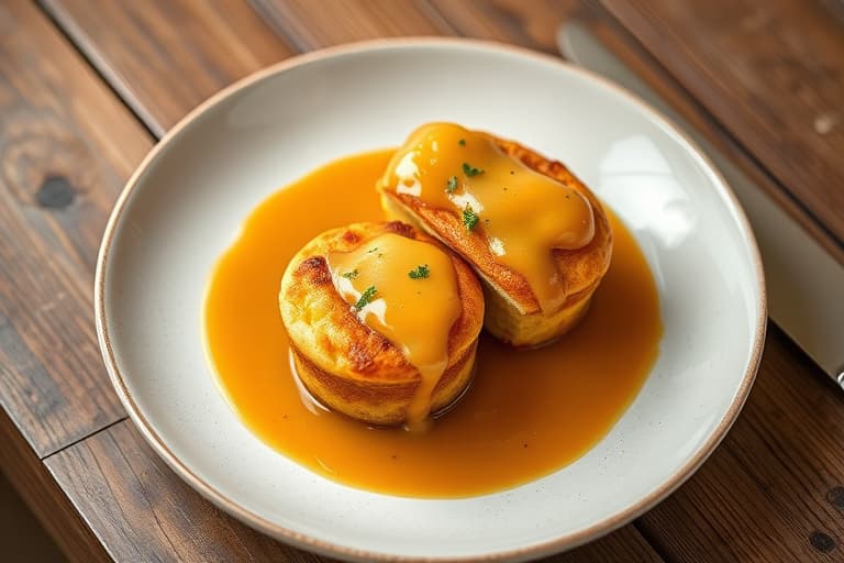 Fullkorns-muffins med gresskar og eplesaus