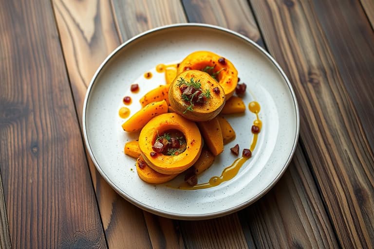 Sørlig Bakt Gult Squash