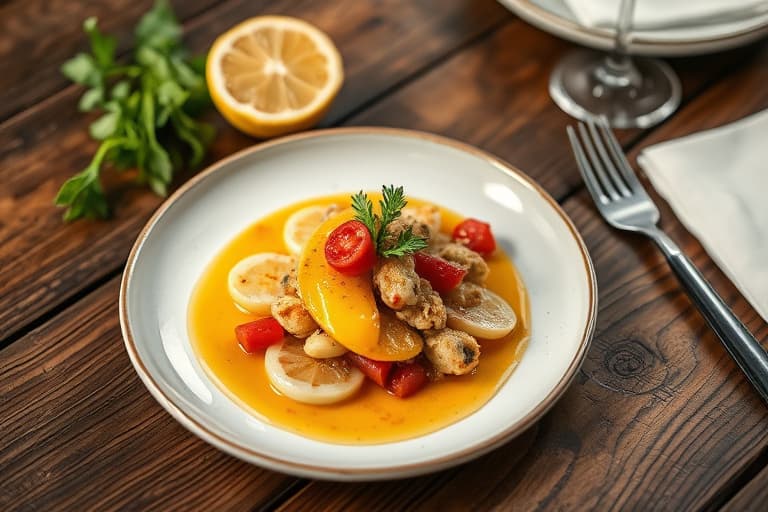 Sitron- og smørkylling