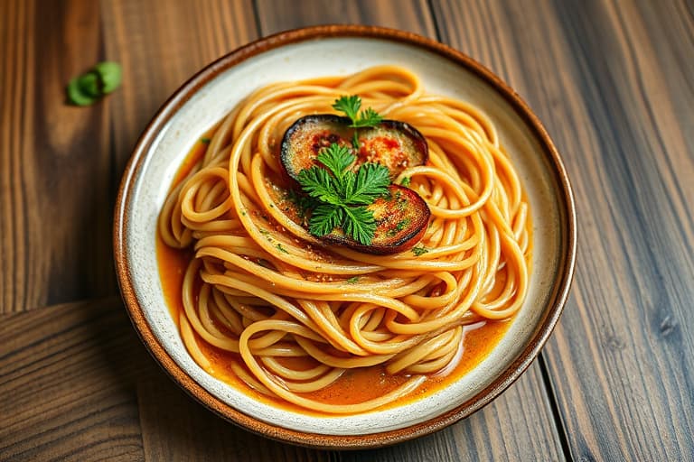 Soba med ristet sesamsaus