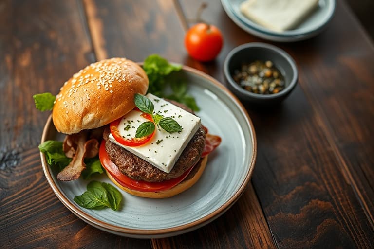 Gresk feta-burger