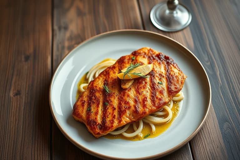 Kyllingschnitzel med kapers og persille