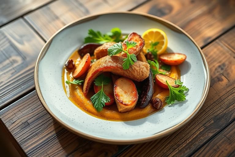 Rustic Canyon Familienmiddag med stekt kylling