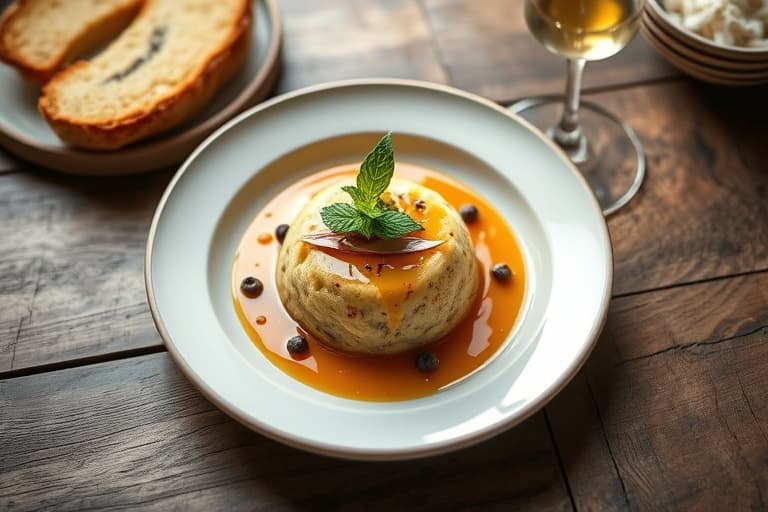 Individuelle hvitløksrugbrødpuddinger