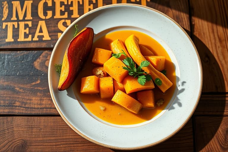 Mosede poteter og butternut squash