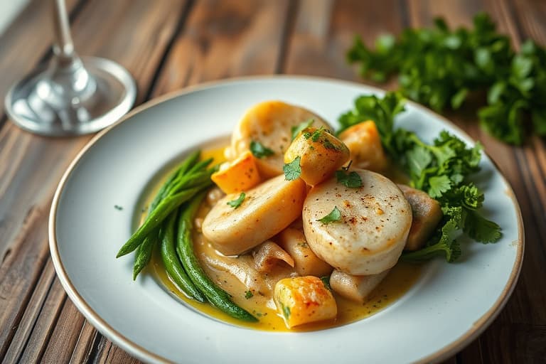 Grønne bønner med miso og mandler