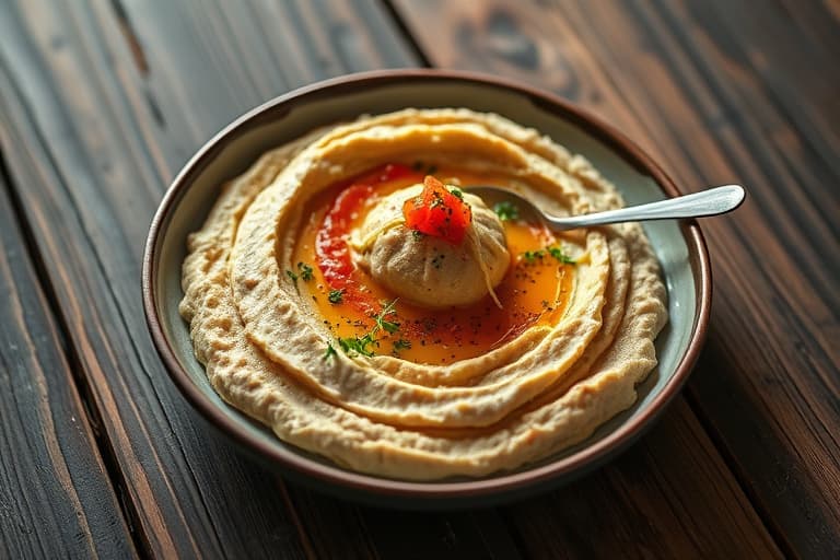 Israelsk stil hummus