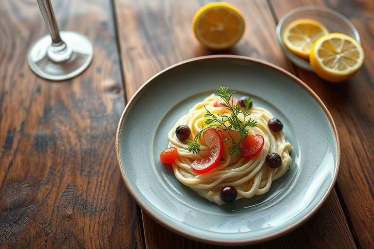 Jasminris med vårløk, erter og sitron