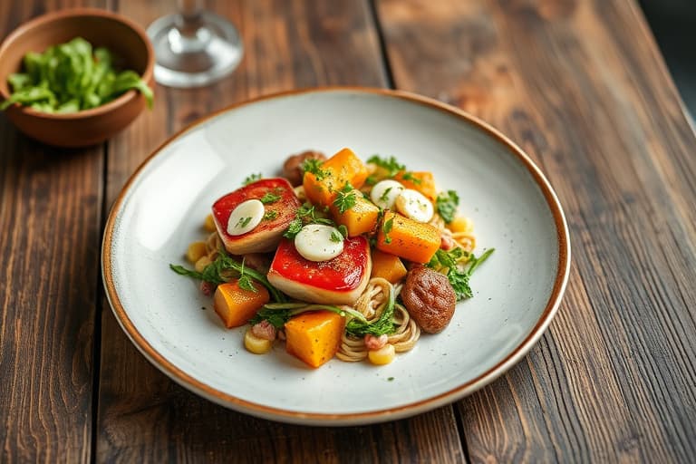 Eplesalat med selleri og peanøtter