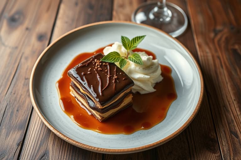 Sjokoladeglasert sjokoladepæretorte