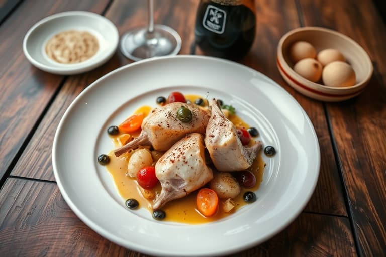 Lammelår fylt med oliven