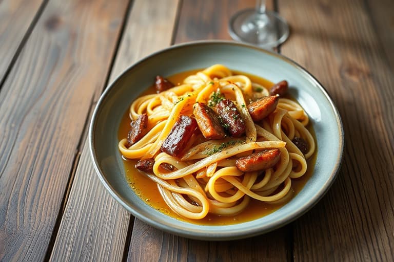 Vårløksaus til fersk pasta