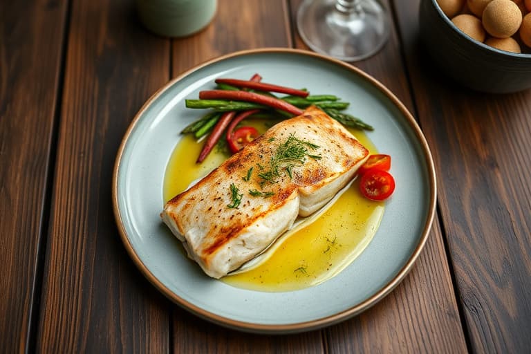 Stekt laks med dill- og sitronpesto