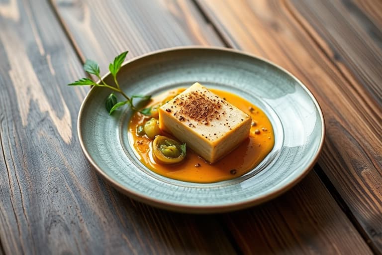 Midtøsten-inspirerte lammesteiker med pochert kvitten