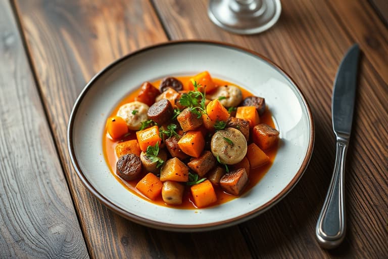 Karamelliserte poteter