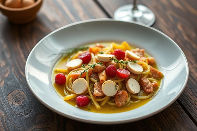 Skåret opp rosenkålssalat med ferske valnøtter og pecorino