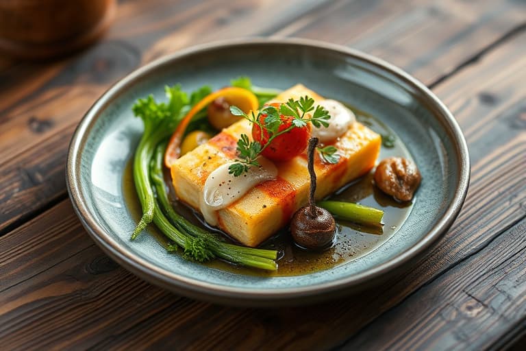 Røstede pærer med hasselnøttsirup og kandiserte hasselnøtter