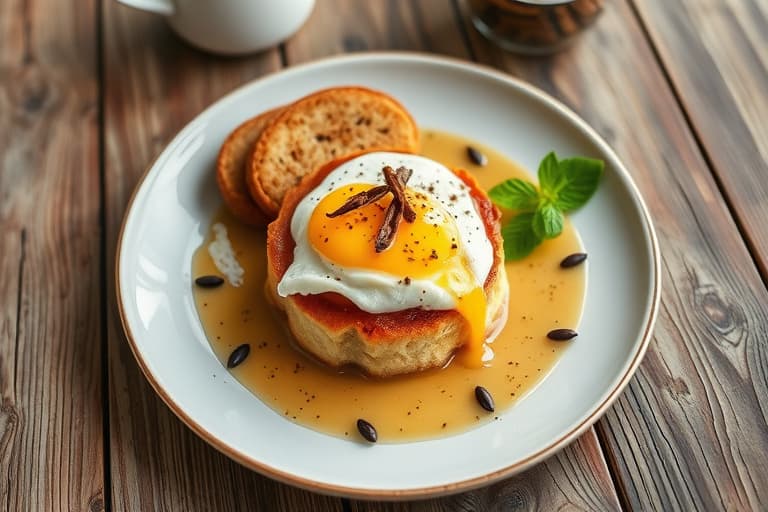 Brunt smør, ingefær og surkrem-kake med kaffe