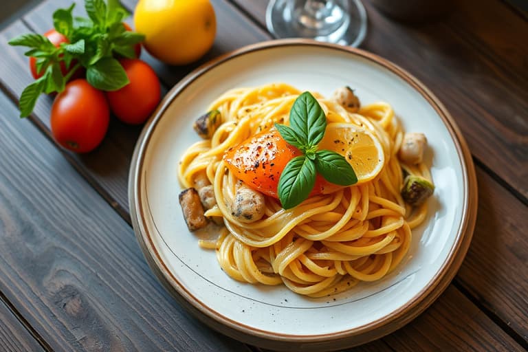 Sitrongele med basilikum