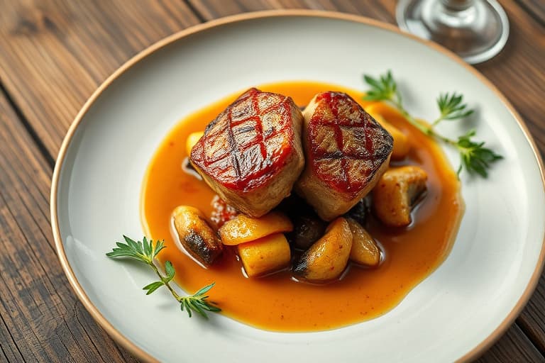 Kamskjell med potetmos og estragonssaus