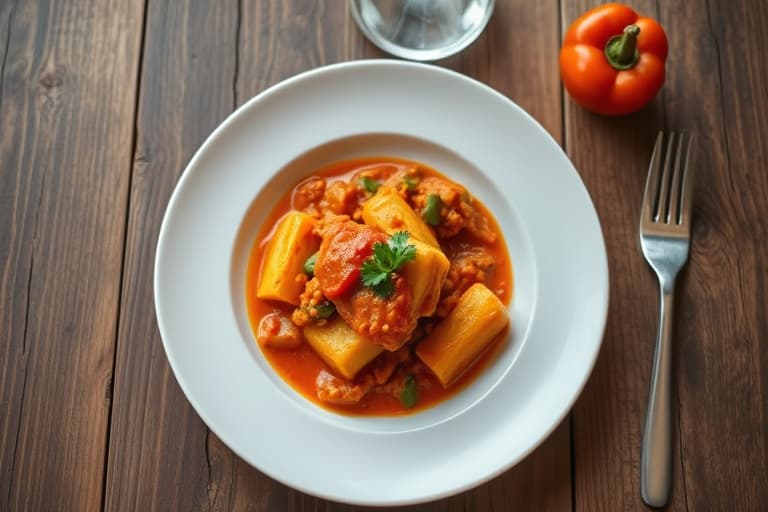 Ungarsk-inspirert biff med paprika og karve