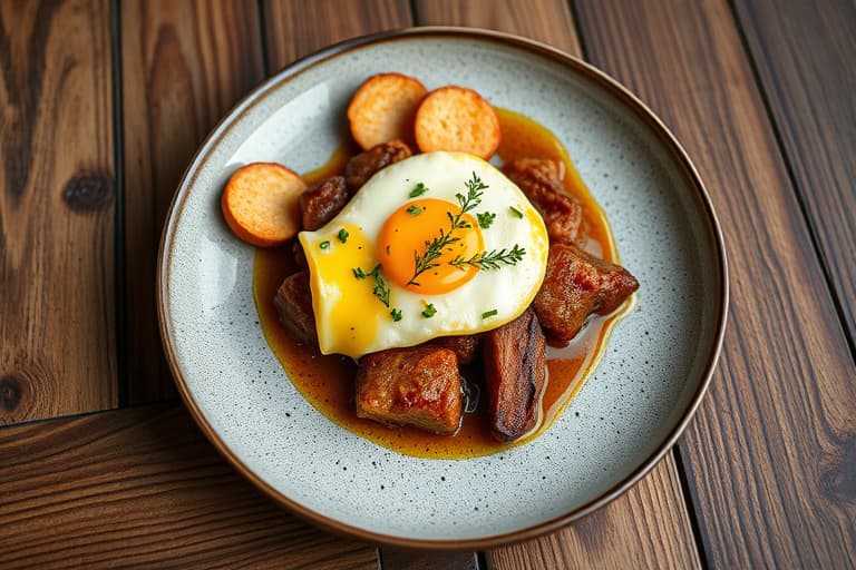 Brunt sukker- og bourbonribbe