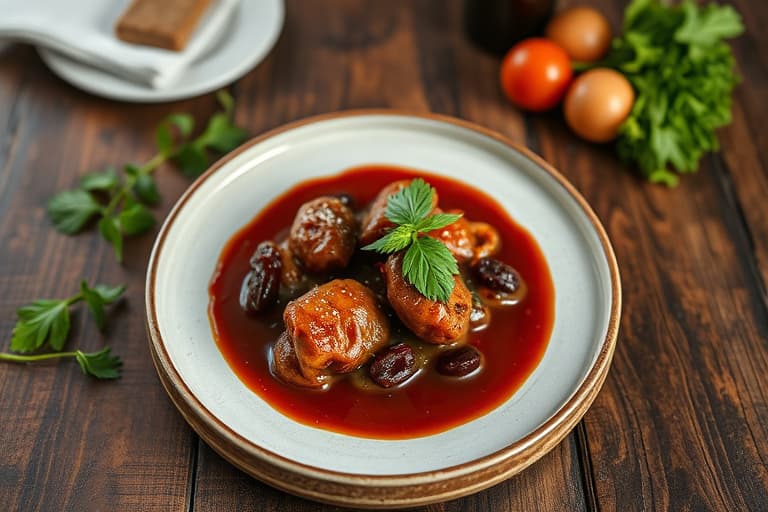 Dobbeltkokte rødbeter i Chianti-glaze