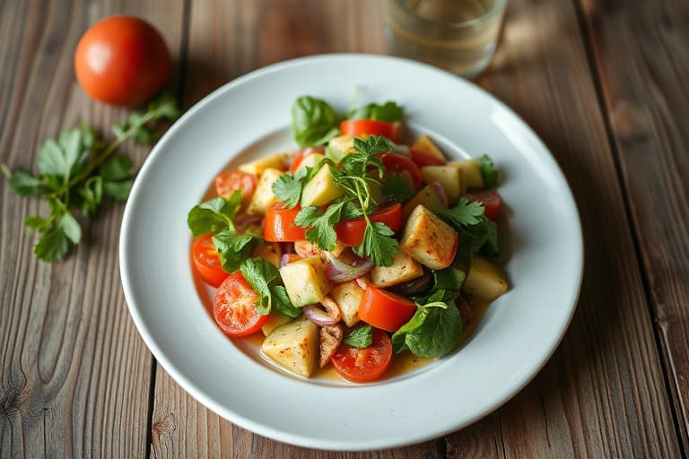 Ristet sitrus- og avokadosalad