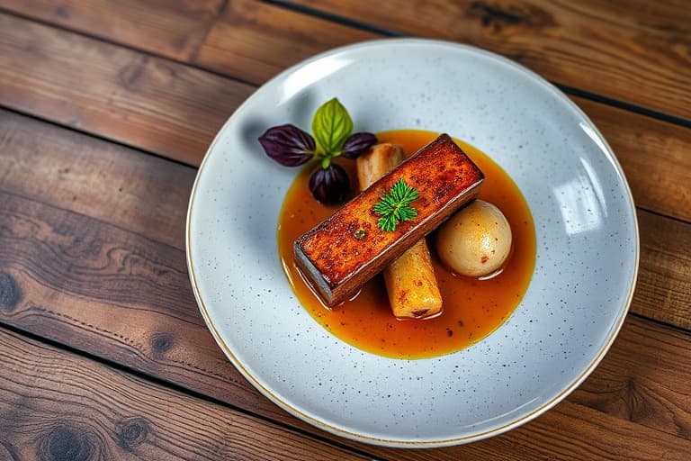 Kalkun med krydderblanding og cognacsaus