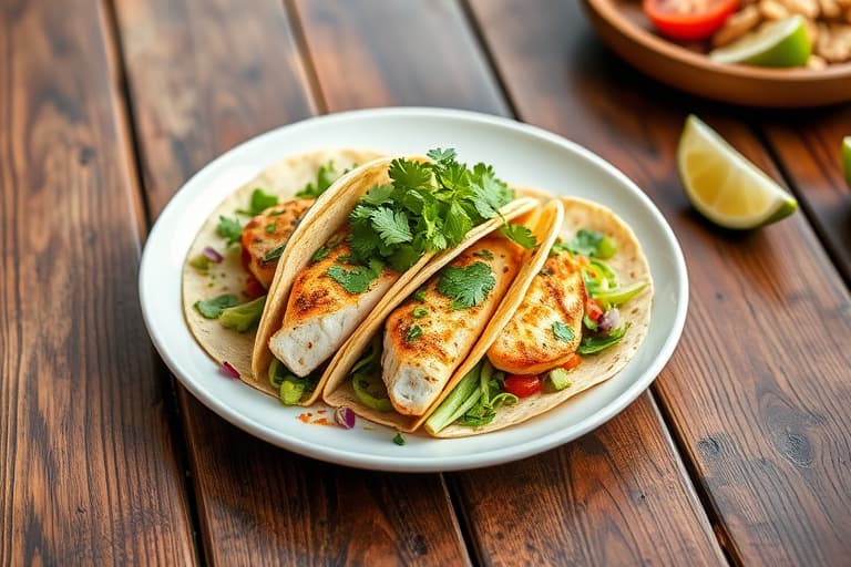 Fish Tacos med Mahi-Mahi