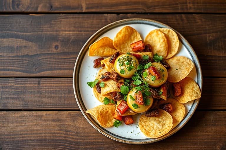 Best kledd vannkresse med sprø tortillachips