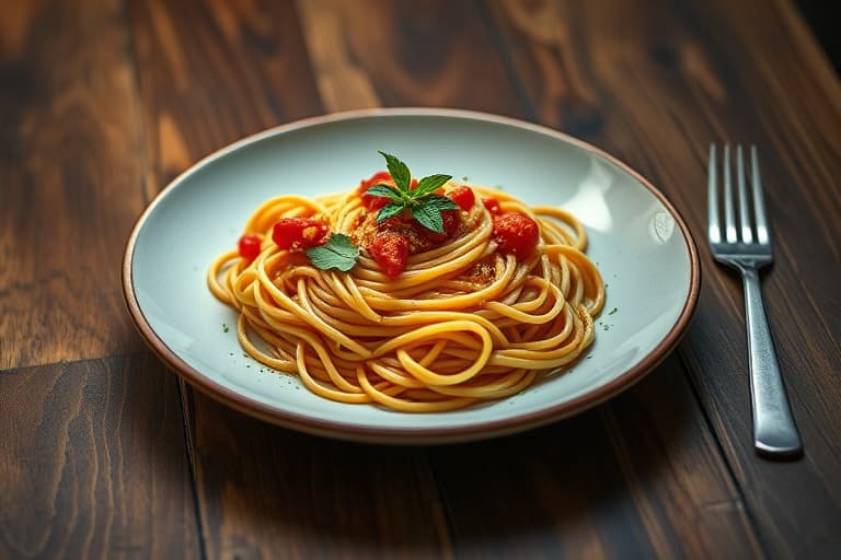 Cæsar-inspirert spaghetti