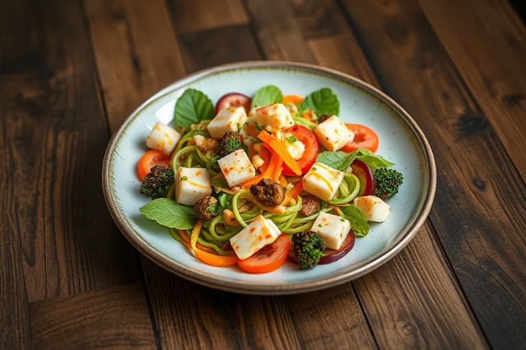 Salat med Moreton Bay-krabbe og mangoginger-dressing