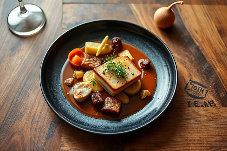 Bakt torsk på Ellida-stil