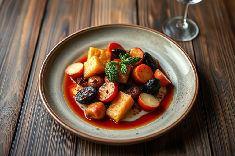 Franske løkpurémosede poteter