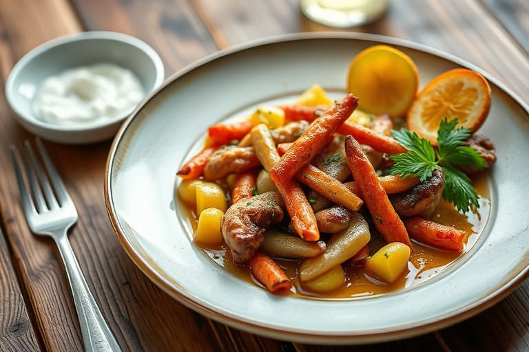 Overnight havregrøt uten koking med blåbær og mandler