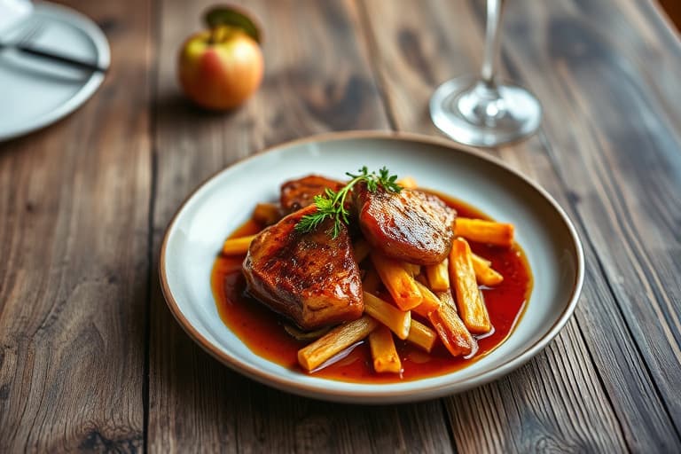 Honning- og appelsinbakt BBQ-kylling