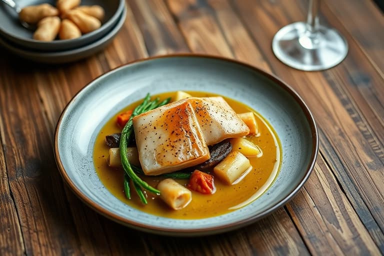 Hjorteløye med bærsaus og kremet poteter