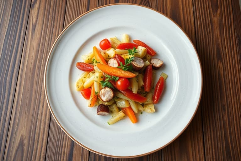 Agurk- og marinert sjømatssalat