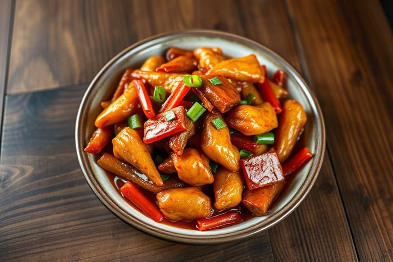 Szechuan-grønnsakswok