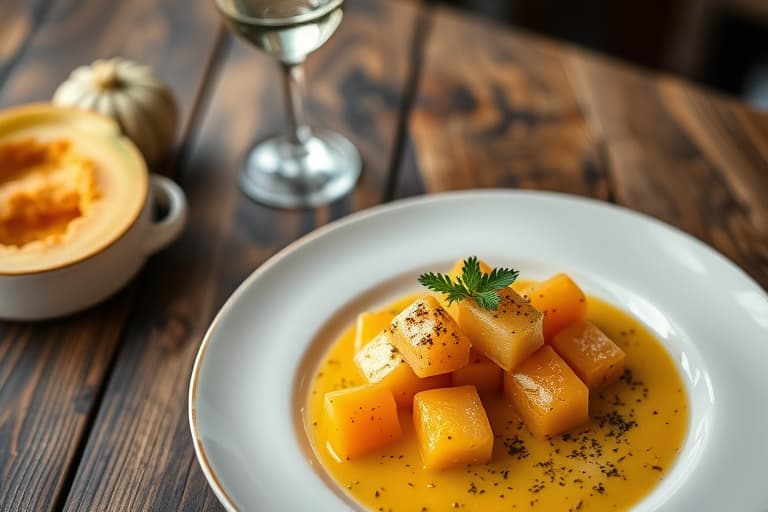 Overnight cantaloupe-grøt